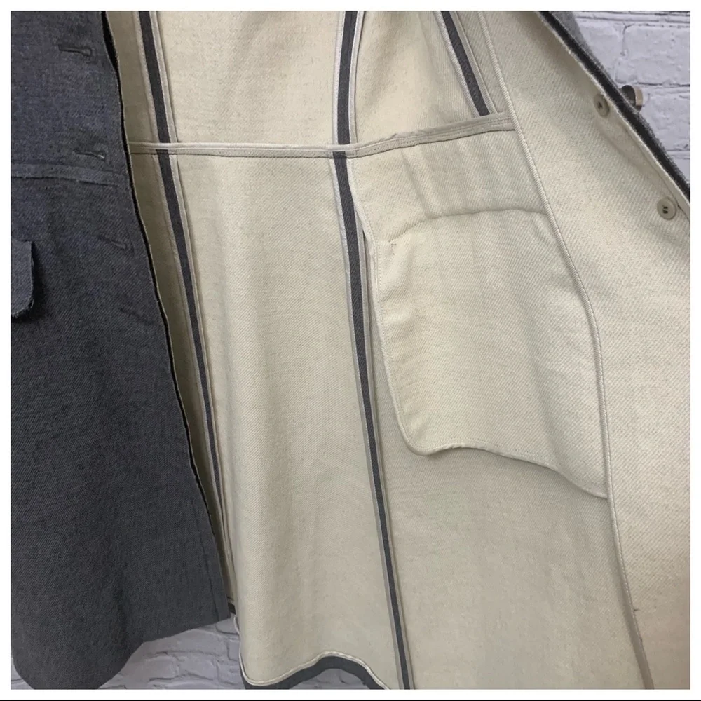 PRADA Virgin Wool Trench Coat - Picture 13 of 16